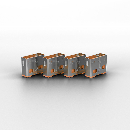 USB Port Blocker (without key) - Pack of 10, Colour Code: Orange USB Port Blocker (without key) - Pack of 10, Colour Code: Orange