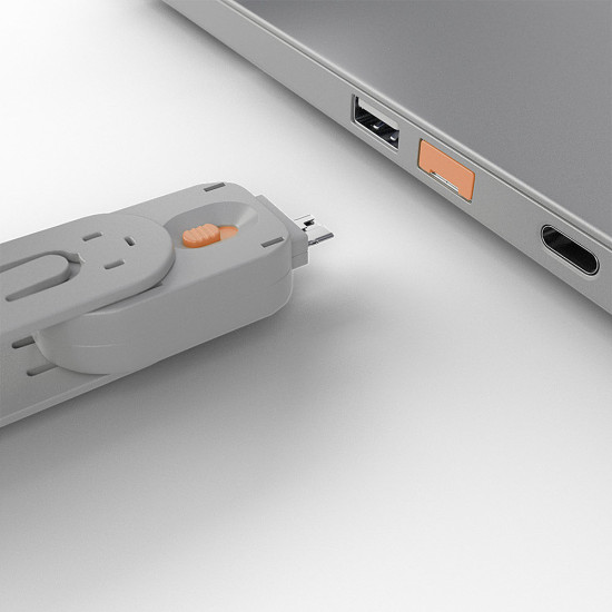USB Port Blocker - Pack of 4 Colour Code: Orange USB Port Blocker - Pack of 4 Colour Code: Orange