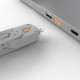 USB Port Blocker - Pack of 4 Colour Code: Orange USB Port Blocker - Pack of 4 Colour Code: Orange