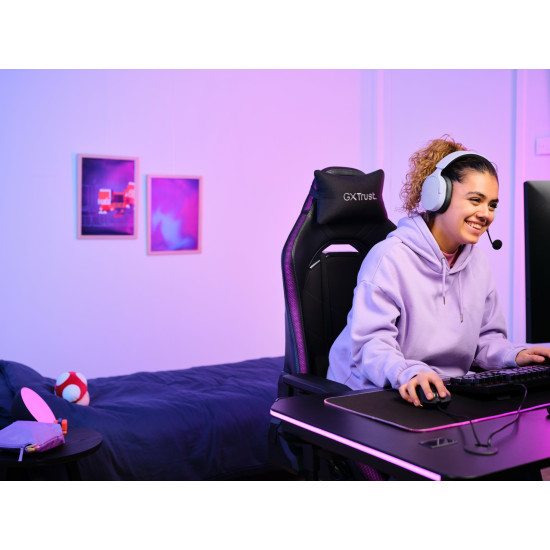 Trust GXT 491P FAYZO Headset Wired & Wireless Head-band Gaming USB Type-A Bluetooth Black, Purple Trust GXT 491P FAYZO Headset Wired & Wireless Head-band Gaming USB Type-A Bluetooth Black, Purple