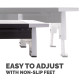 Fellowes Computer Monitor Stand with 5 Height Adjustments - Office Suites Monitor Riser with Storage Tray - Ergonomic Adjustable Monitor Stand for Computers - Max Weight 36KG/Max Size 28" - Graphite Fellowes Computer Monitor Stand with 5 Height Adjustments - Office Suites Monitor Riser with Storage Tray - Ergonomic Adjustable Monitor Stand for Computers - Max Weight 36KG/Max Size 28" - Graphite