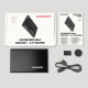 Axagon EE25-A6C storage drive enclosure HDD/SSD enclosure Black 2.5" Axagon EE25-A6C storage drive enclosure HDD/SSD enclosure Black 2.5"