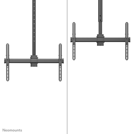 Neomounts CL35-440BL16L Monitor/TV mount ceiling 37-70" - h 106-156 cm