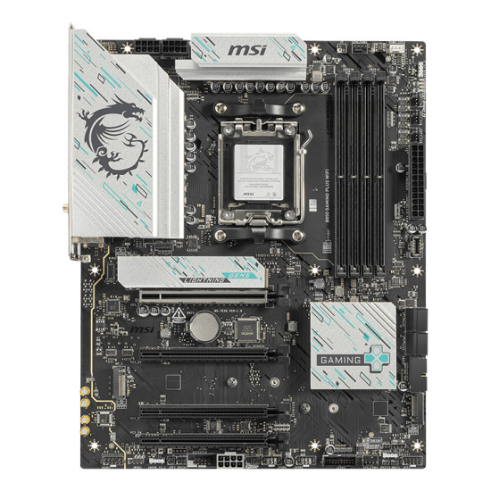Mainboard|MSI|AMD B850|SAM5|ATX|Memory DDR5|Memory slots 4|4xPCI-Express 16x|3xM.2|1xDisplayPort|1xAudio-In|1xAudio-Out|1xMicrophone|4xUSB 2.0|2xUSB 3.2|2xUSB-C|1xOptical S/PDIF|1xRJ45|B850GAMINGPLUSWIFI Mainboard|MSI|AMD B850|SAM5|ATX|Memory DDR5|Memory slots 4|4xPCI-Express 16x|3xM.2|1xDisplayPort|1xAudio-In|1xAudio-Out|1xMicrophone|4xUSB 2.0|2xUSB 3.2|2xUSB-C|1xOptical S/PDIF|1xRJ45|B850GAMINGPLUSWIFI