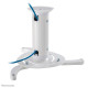 Neomounts BEAMER-C80WHITE Beamer ceiling mount - h 13-20 cm - full motion Neomounts BEAMER-C80WHITE Beamer ceiling mount - h 13-20 cm - full motion