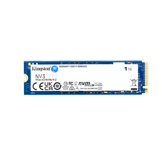 Kingston Technology 1000G NV3 M.2 2280 NVMe SSD Kingston Technology 1000G NV3 M.2 2280 NVMe SSD