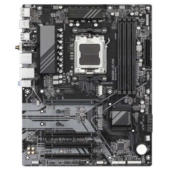 Mainboard|GIGABYTE|AMD B650|SAM5|ATX|Memory DDR5|Memory slots 4|1xPCI-Express 16x|3xPCI-Express 3.0 16x|3xM.2|1xHDMI|1xDisplayPort|6xUSB 2.0|2xUSB 3.2|1xUSB-C|1xRJ45|3xAudio port|B650UDAX1.0Y1 Mainboard|GIGABYTE|AMD B650|SAM5|ATX|Memory DDR5|Memory slots 4|1xPCI-Express 16x|3xPCI-Express 3.0 16x|3xM.2|1xHDMI|1xDisplayPort|6xUSB 2.0|2xUSB 3.2|1xUSB-C|1xRJ45|3xAudio port|B650UDAX1.0Y1