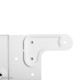 NEWSTAR MOBILE FLAT SCREEN FLOOR STAND (HEIGHT: 160 CM) 37-70" WHITE