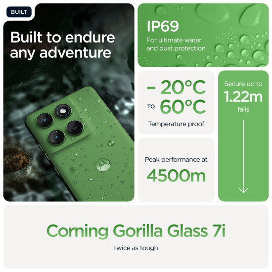 Motorola edge 60 16.9 cm (6.67") Dual SIM Android 15 5G USB Type-C 12 GB 512 GB 5200 mAh Green