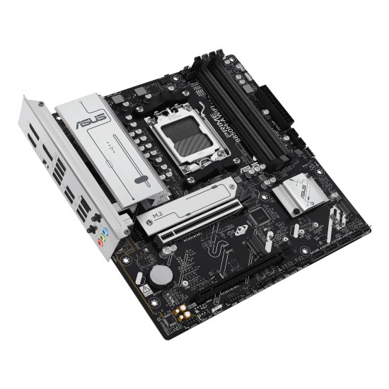 Mainboard|ASUS|AMD B850|SAM5|Micro-ATX|Memory DDR5|Memory slots 4|1xPCI-Express 4.0 16x|1xPCI-Express 5.0 16x|3xM.2|1xHDMI|2xDisplayPort|4xUSB 2.0|4xUSB 3.2|1xRJ45|3xAudio port|PRIMEB850M-AWIFI Mainboard|ASUS|AMD B850|SAM5|Micro-ATX|Memory DDR5|Memory slots 4|1xPCI-Express 4.0 16x|1xPCI-Express 5.0 16x|3xM.2|1xHDMI|2xDisplayPort|4xUSB 2.0|4xUSB 3.2|1xRJ45|3xAudio port|PRIMEB850M-AWIFI