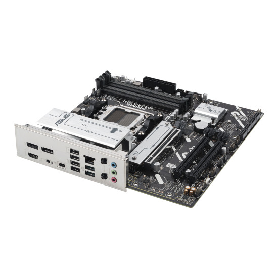 Mainboard|ASUS|AMD B840|SAM5|Micro-ATX|Memory DDR5|Memory slots 4|2xPCI-Express 3.0 16x|1xPCI-Express 4.0 16x|3xM.2|1xHDMI|2xDisplayPort|4xUSB 2.0|2xUSB 3.2|1xUSB-C|1xRJ45|3xAudio port|PRIMEB840M-AWIFI