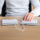 R-Go Tools Ergonomic keyboard R-Go Split Break with break software, ergonomic split keyboard, QWERTY (UK), Bluetooth, white R-Go Tools Ergonomic keyboard R-Go Split Break with break software, ergonomic split keyboard, QWERTY (UK), Bluetooth, white