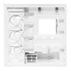 Case|ARCTIC|Xtender (White)|MidiTower|Case product features Transparent panel|Not included|Colour White|ACPCC00014A