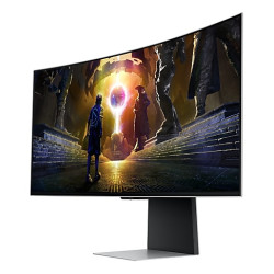Monitor|SAMSUNG|34"|Gaming/Smart/Curved/21 : 9|Panel OLED|3440x1440|21:9|175Hz|0.03 ms|Speakers|Swivel|Height adjustable|Tilt|LS34DG850SUXDU