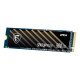 SSD|MSI|SPATIUM M450|500GB|M.2|PCIe Gen4|NVMe|3D NAND|Write speed 2300 MBytes/sec|Read speed 3600 MBytes/sec|2.15mm|TBW 300 TB|MTBF 1500000 hours|S78-440K380-P83