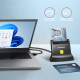 Universal desktop USB contact Smart/ID card reader with long USB-A cable. Suitable for the eObanka application. Universal desktop USB contact Smart/ID card reader with long USB-A cable. Suitable for the eObanka application.
