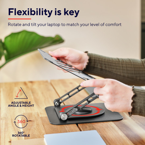 Trust Zeff Laptop stand Black 40.6 cm (16") Trust Zeff Laptop stand Black 40.6 cm (16")