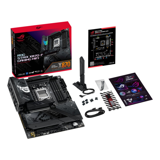 ASUS ROG STRIX X870-F GAMING WIFI AMD X870 Socket AM5 ATX ASUS ROG STRIX X870-F GAMING WIFI AMD X870 Socket AM5 ATX