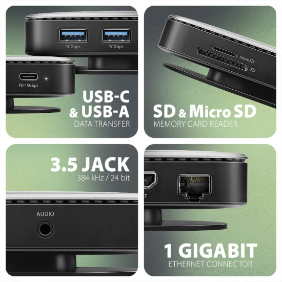 NB ACC DOCKING STATION/NVME/SATA 9IN1 HMC-UFO AXAGON NB ACC DOCKING STATION/NVME/SATA 9IN1 HMC-UFO AXAGON