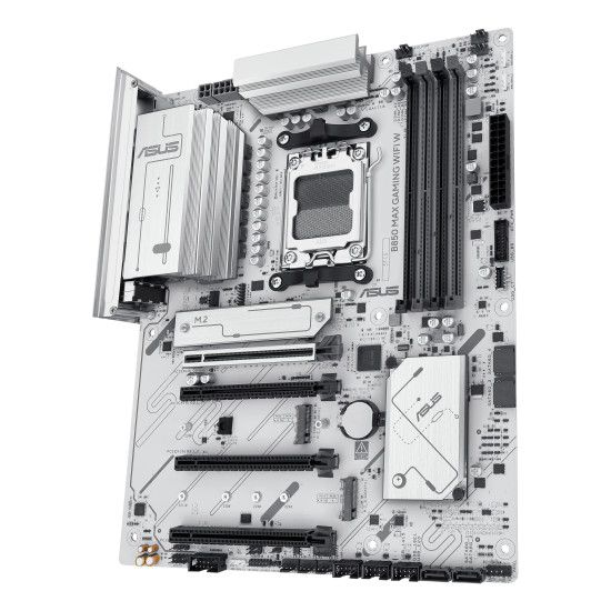 Mainboard|ASUS|AMD B850|SAM5|ATX|Memory DDR5|Memory slots 4|2xPCI-Express 3.0 16x|1xPCI-Express 4.0 16x|1xPCI-Express 5.0 16x|3xM.2|1xHDMI|1xDisplayPort|2xUSB 2.0|5xUSB 3.2|1xUSB-C|1xRJ45|3xAudio port|B850MAXGAMINGWIFIW Mainboard|ASUS|AMD B850|SAM5|ATX|Memory DDR5|Memory slots 4|2xPCI-Express 3.0 16x|1xPCI-Express 4.0 16x|1xPCI-Express 5.0 16x|3xM.2|1xHDMI|1xDisplayPort|2xUSB 2.0|5xUSB 3.2|1xUSB-C|1xRJ45|3xAudio port|B850MAXGAMINGWIFIW