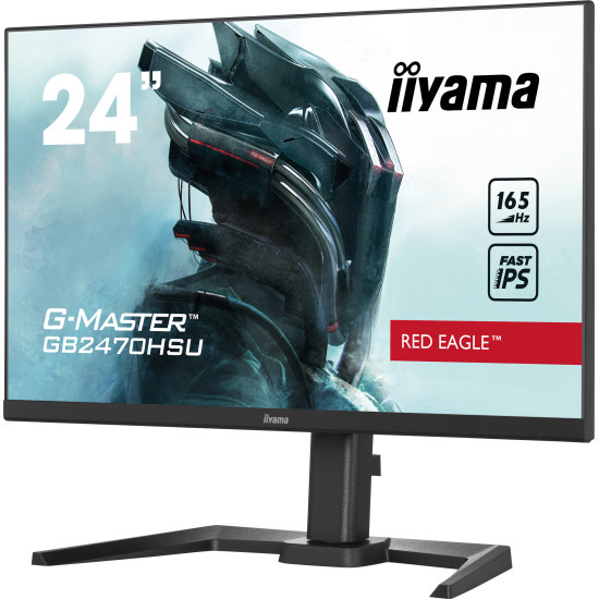 iiyama G-MASTER GB2470HSU-B5 LED display 61 cm (24") 1920 x 1080 pixels Full HD Black iiyama G-MASTER GB2470HSU-B5 LED display 61 cm (24") 1920 x 1080 pixels Full HD Black
