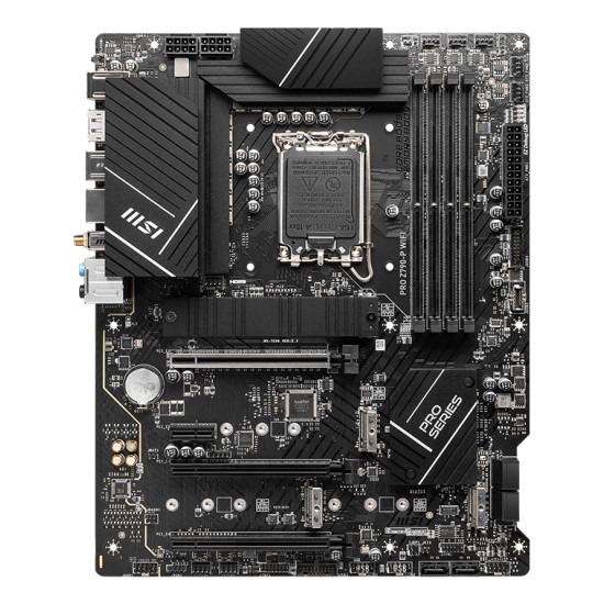 Mainboard|MSI|Intel Z790|LGA1700|ATX|Memory DDR5|Memory slots 4|1xPCI-Express 1x|3xPCI-Express 16x|4xM.2|1xHDMI|1xDisplayPort|4xUSB 2.0|3xUSB 3.2|1xUSB-C|1xPS/2|6xAudio port|PROZ790-PWIFI Mainboard|MSI|Intel Z790|LGA1700|ATX|Memory DDR5|Memory slots 4|1xPCI-Express 1x|3xPCI-Express 16x|4xM.2|1xHDMI|1xDisplayPort|4xUSB 2.0|3xUSB 3.2|1xUSB-C|1xPS/2|6xAudio port|PROZ790-PWIFI