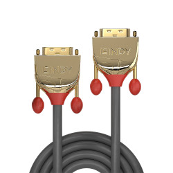 2m DVI-D Dual Link Cable, Gold Line