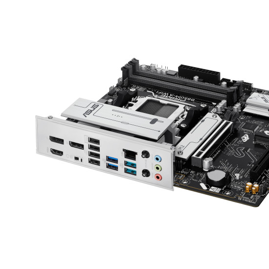 Mainboard|ASUS|AMD B850|SAM5|Micro-ATX|Memory DDR5|Memory slots 4|1xPCI-Express 4.0 16x|1xPCI-Express 5.0 16x|3xM.2|1xHDMI|2xDisplayPort|4xUSB 2.0|4xUSB 3.2|1xRJ45|3xAudio port|PRIMEB850M-AWIFI Mainboard|ASUS|AMD B850|SAM5|Micro-ATX|Memory DDR5|Memory slots 4|1xPCI-Express 4.0 16x|1xPCI-Express 5.0 16x|3xM.2|1xHDMI|2xDisplayPort|4xUSB 2.0|4xUSB 3.2|1xRJ45|3xAudio port|PRIMEB850M-AWIFI