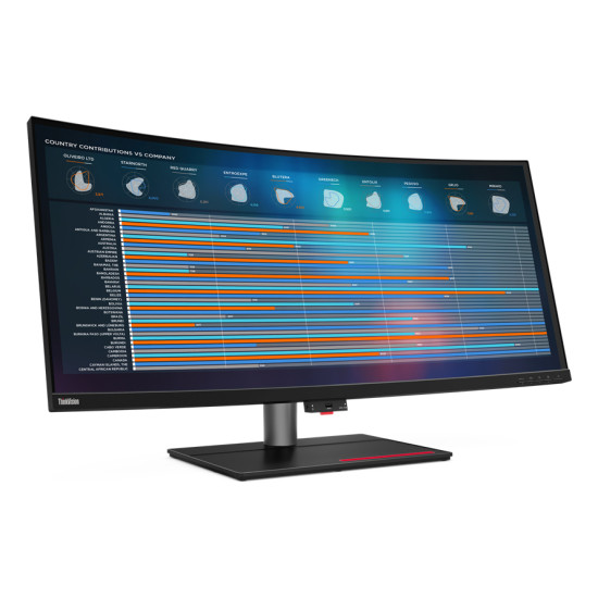 Lenovo ThinkVision P40w-20 LED display 100.8 cm (39.7") 5120 x 2160 pixels 5K Ultra HD Black Lenovo ThinkVision P40w-20 LED display 100.8 cm (39.7") 5120 x 2160 pixels 5K Ultra HD Black