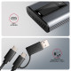 AXAGON EEM2-SD2 USB-C 3.2 Gen 2 - M.2 NVMe / SATA SSD 30-80mm ALU box grey, LCD display AXAGON EEM2-SD2 USB-C 3.2 Gen 2 - M.2 NVMe / SATA SSD 30-80mm ALU box grey, LCD display