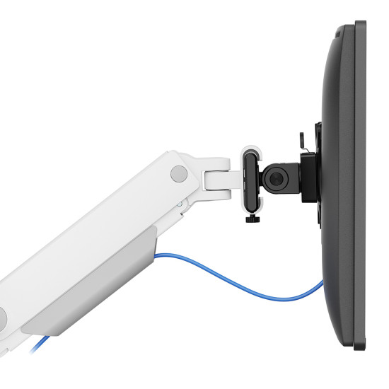 Neomounts DS65S-950WH2 Monitor arm 24-34" - gas spring - Topfix - multi-adjustable - 180°-stop Neomounts DS65S-950WH2 Monitor arm 24-34" - gas spring - Topfix - multi-adjustable - 180°-stop