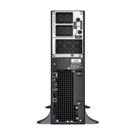 APC Smart-UPS On-Line, 5kVA, Tower, 230V, 6x C13+4x C19 IEC outlets, Network Card+SmartSlot, Extended runtime, W/O rail kit APC Smart-UPS On-Line, 5kVA, Tower, 230V, 6x C13+4x C19 IEC outlets, Network Card+SmartSlot, Extended runtime, W/O rail kit