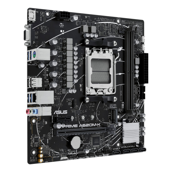 Mainboard|ASUS|AMD A620|Micro-ATX|Memory DDR5|Memory slots 2|1xPCI-Express 3.0 1x|1xPCI-Express 4.0 16x|1xM.2|1x15pin D-sub|1xHDMI|2xUSB 2.0|4xUSB 3.2|1xPS/2|1xRJ45|3xAudio port|PRIMEA620M-K Mainboard|ASUS|AMD A620|Micro-ATX|Memory DDR5|Memory slots 2|1xPCI-Express 3.0 1x|1xPCI-Express 4.0 16x|1xM.2|1x15pin D-sub|1xHDMI|2xUSB 2.0|4xUSB 3.2|1xPS/2|1xRJ45|3xAudio port|PRIMEA620M-K