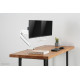 Neomounts NM-D775DXWHITE Monitor arm 10-32" - gas spring - Topfix - 180°-stop