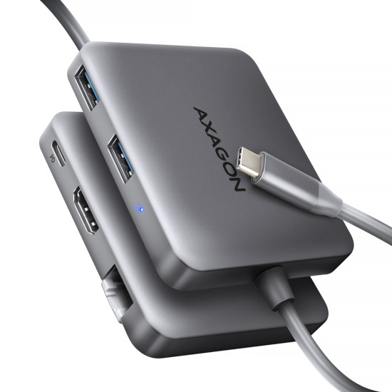 N HMC-5HL USB 5Gbps hub 2x USB-A HDMI 4k/60Hz RJ-45 GLAN PD 100W kabel USB-C N HMC-5HL USB 5Gbps hub 2x USB-A HDMI 4k/60Hz RJ-45 GLAN PD 100W kabel USB-C