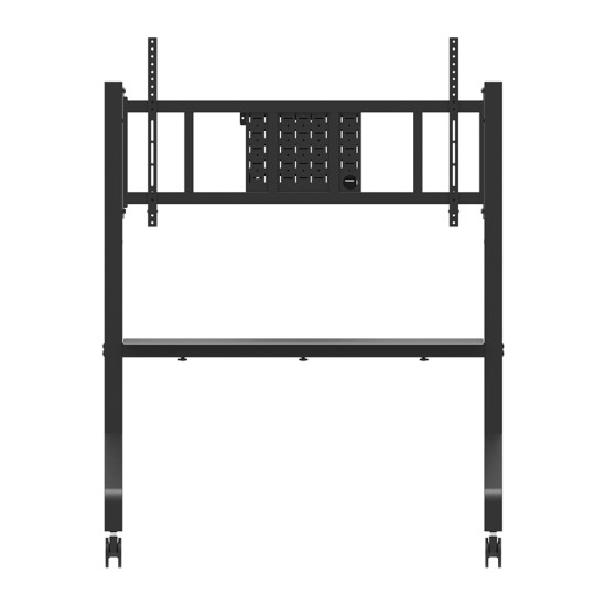 NEOMOUNTS MOVE GO XL MOBILE FLOOR STAND (FAST INSTALL, HEIGHT ADJUSTABLE), BLACK