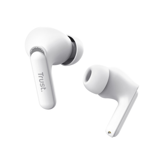 Trust Yavi Headset True Wireless Stereo (TWS) In-ear Calls/Music USB Type-C Bluetooth White Trust Yavi Headset True Wireless Stereo (TWS) In-ear Calls/Music USB Type-C Bluetooth White