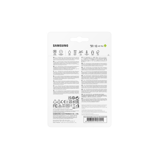 MEMORY MICRO SDXC 256GB/W/ADAPT. MB-MY256SA/WW SAMSUNG MEMORY MICRO SDXC 256GB/W/ADAPT. MB-MY256SA/WW SAMSUNG