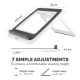 Fellowes Laptop Stand for Desk - I-Spire Quick Lift Adjustable Laptop Stand for the Home and Office - Portable Laptop Stand with 7 Height Adjustments - Max Monitor Size 17", Max Weight 4KG - White Fellowes Laptop Stand for Desk - I-Spire Quick Lift Adjustable Laptop Stand for the Home and Office - Portable Laptop Stand with 7 Height Adjustments - Max Monitor Size 17", Max Weight 4KG - White