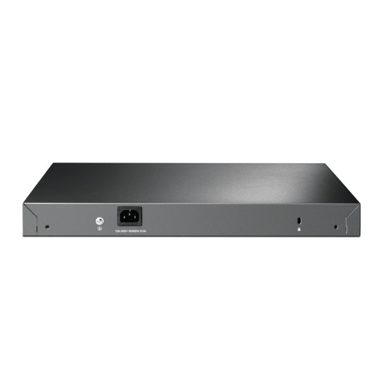 TP-Link JetStream 24-Port Gigabit and 4-Port 10GE SFP+ L2+ Managed Switch with 24-Port PoE+ TP-Link JetStream 24-Port Gigabit and 4-Port 10GE SFP+ L2+ Managed Switch with 24-Port PoE+