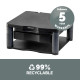 Fellowes Computer Monitor Stand with 3 Height Adjustments - Premium Monitor Riser Plus with Cable Management - Ergonomic Adjustable Monitor Stand for Computers - Max Weight 36KG/Max Size 21" - Graphite Fellowes Computer Monitor Stand with 3 Height Adjustments - Premium Monitor Riser Plus with Cable Management - Ergonomic Adjustable Monitor Stand for Computers - Max Weight 36KG/Max Size 21" - Graphite
