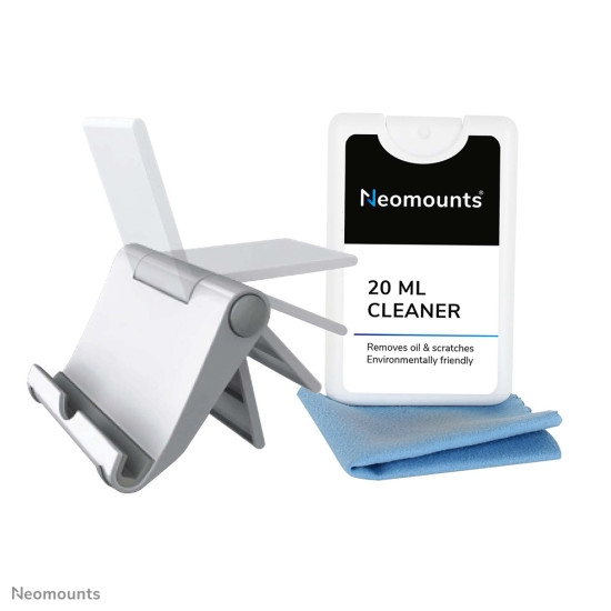 NEWSTAR TABLET & SMARTPHONE STAND (UNIVERSEL FOR ALL TABLETS & SMARTPHONES) 5 KG WHITE NEWSTAR TABLET & SMARTPHONE STAND (UNIVERSEL FOR ALL TABLETS & SMARTPHONES) 5 KG WHITE