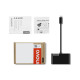 Lenovo GX91L84354 interface hub USB 3.2 Gen 1 (3.1 Gen 1) Type-C 625 Mbit/s Black
