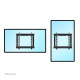 Neomounts WL95-800BL1 Videowall wall mount 42-70" - pop-out - max 35 kg