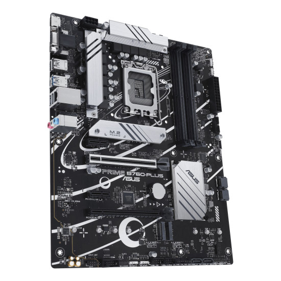Mainboard|ASUS|Intel B760 Express|LGA1700|ATX|Memory DDR5|Memory slots 4|2xPCI-Express 3.0 1x|1xPCI-Express 4.0 16x|1xPCI-Express 5.0 16x|3xM.2|1x15pin D-sub|1xHDMI|1xDisplayPort|2xUSB 2.0|3xUSB 3.2|1xUSB-C|1xRJ45|3xAudio port|PRIMEB760-PLUS Mainboard|ASUS|Intel B760 Express|LGA1700|ATX|Memory DDR5|Memory slots 4|2xPCI-Express 3.0 1x|1xPCI-Express 4.0 16x|1xPCI-Express 5.0 16x|3xM.2|1x15pin D-sub|1xHDMI|1xDisplayPort|2xUSB 2.0|3xUSB 3.2|1xUSB-C|1xRJ45|3xAudio port|PRIMEB760-PLUS