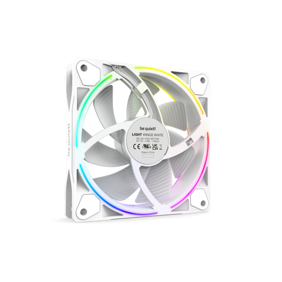be quiet! Light Wings White | 120mm PWM Triple Pack Computer case Fan 12 cm 3 pc(s) be quiet! Light Wings White | 120mm PWM Triple Pack Computer case Fan 12 cm 3 pc(s)