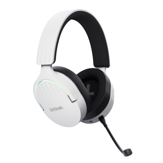 Trust GXT 491W FAYZO Headset Wired & Wireless Head-band Gaming USB Type-C Bluetooth Black, White Trust GXT 491W FAYZO Headset Wired & Wireless Head-band Gaming USB Type-C Bluetooth Black, White