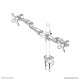 NEWSTAR FLAT SCREEN DESK MOUNT (CLAMP)  10-27" SILVER