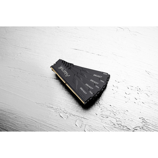 Kingston DRAM 32GB 3600MT/s DDR4 CL18 DIMM (Kit of 2) FURY Beast Black Kingston DRAM 32GB 3600MT/s DDR4 CL18 DIMM (Kit of 2) FURY Beast Black