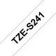 Brother TZE-S241 label-making tape Black on white TZ Brother TZE-S241 label-making tape Black on white TZ